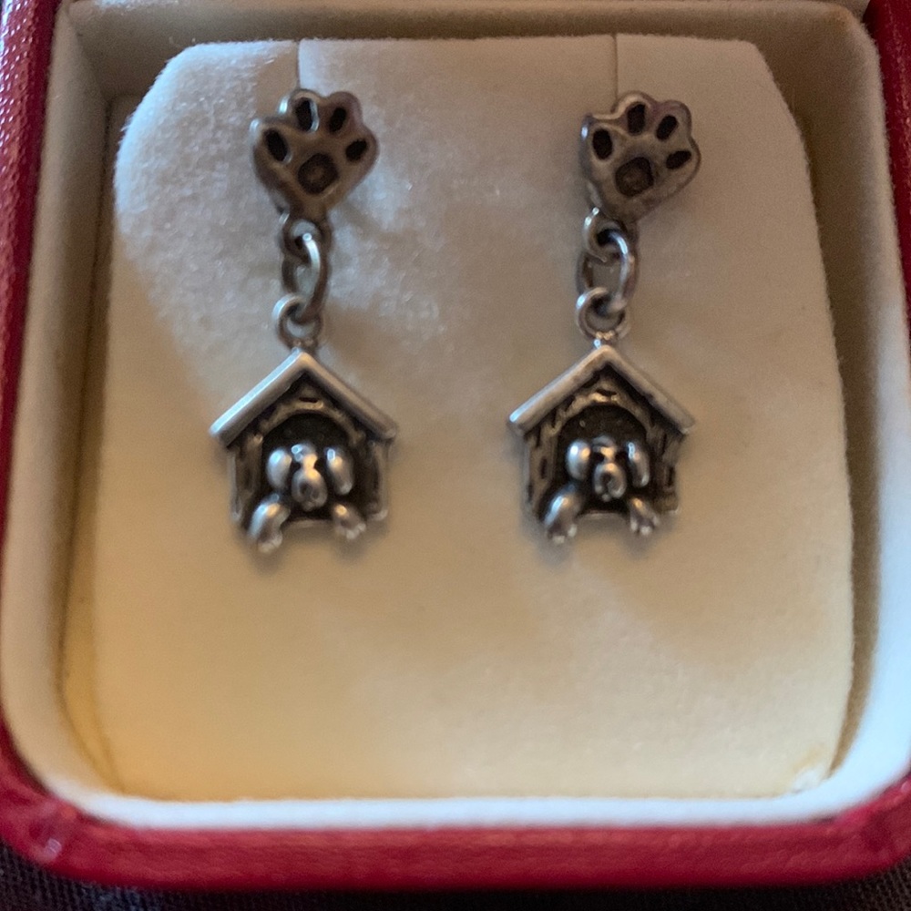 Annie+ co dog earrings